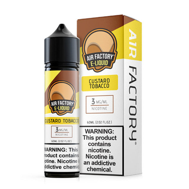 Air Factory E-Juice 60mL (Freebase) | Custard Tobacco with Packaging