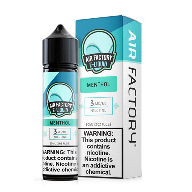 Air Factory E-Juice 60mL (Freebase) | Menthol with Packaging