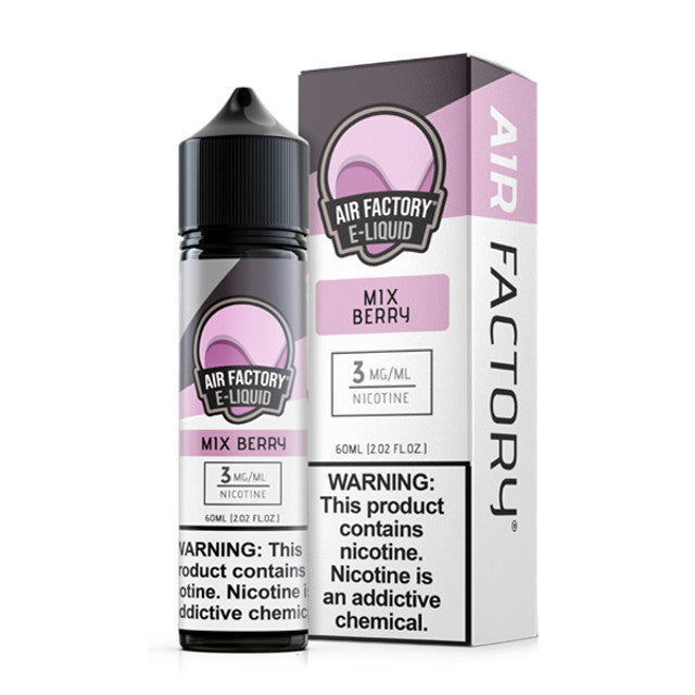 Air Factory E-Juice 60mL (Freebase) | Mix Berry with Packaging