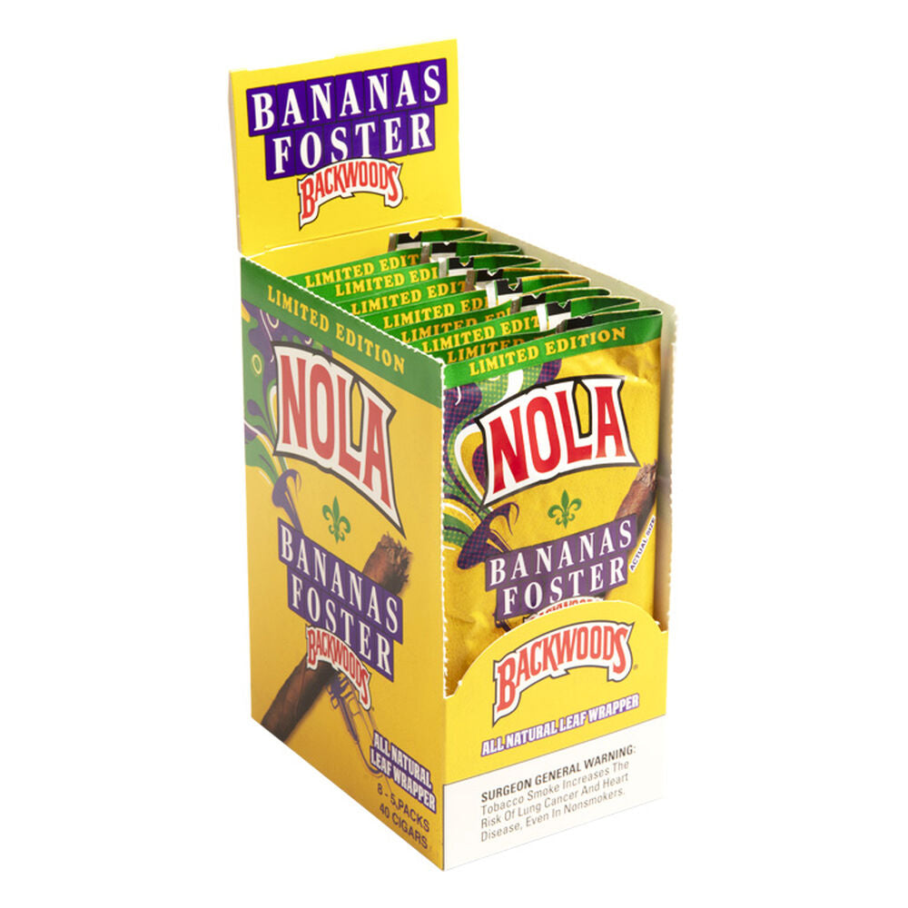 Backwoods Limited Edition Cigars 8/5ct Banana Foster with packaging