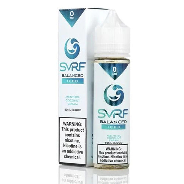 SVRF Series E-Liquid 60mL (Freebase) Balanced Iced with packaging