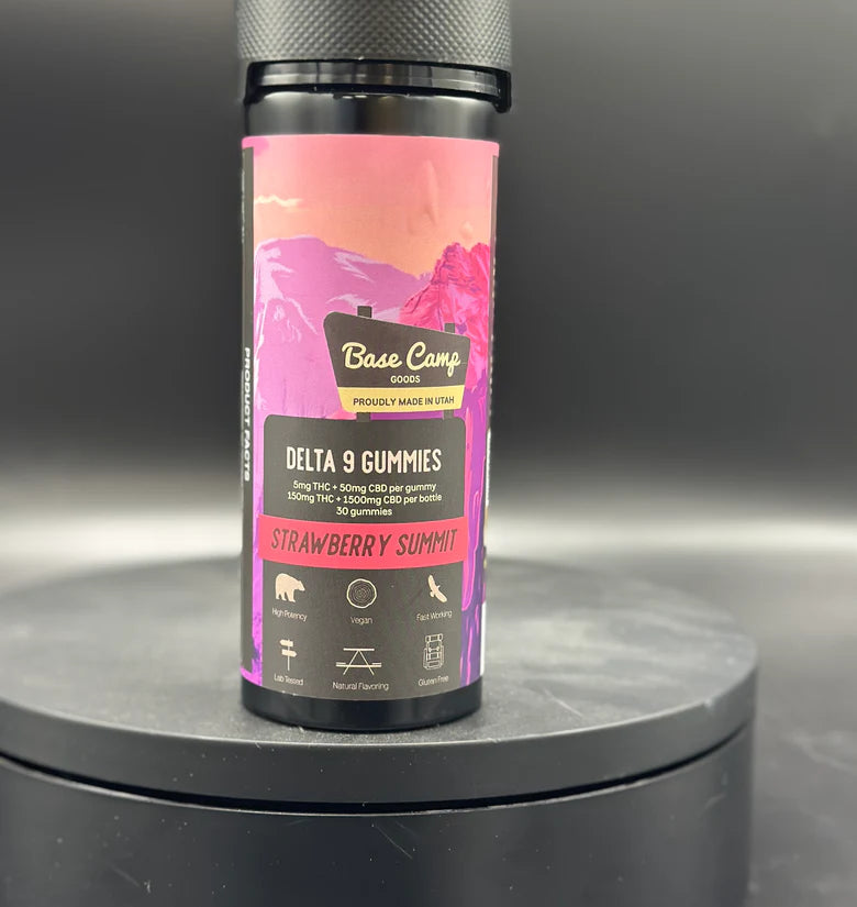 Base Camp Goods Gummies 30/6ct Strawberry Summit