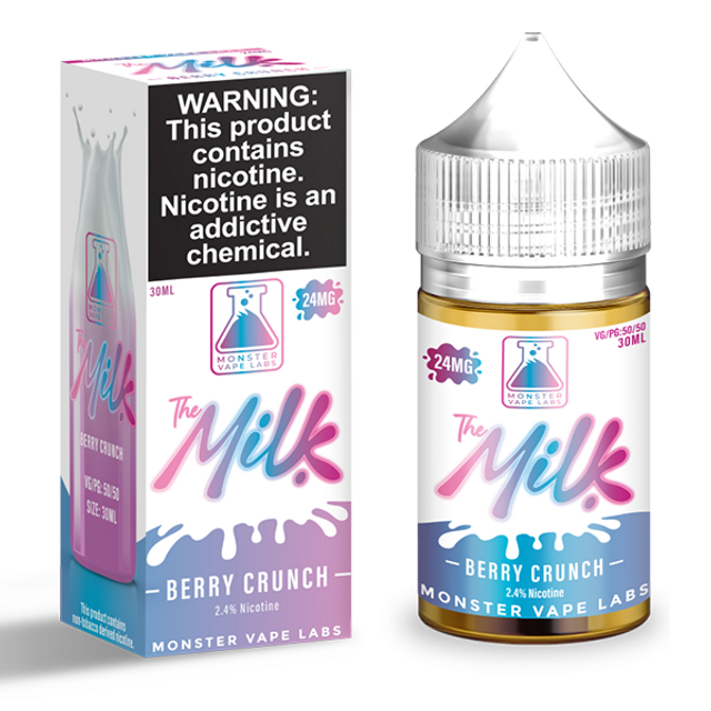 Jam Monster Salt Series E-Liquid 30mL Milk Berry Crunch with packaging