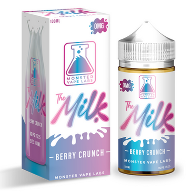 Monster Vape Labs The Milk 100mL 3mg | Berry Crunch with packaging 