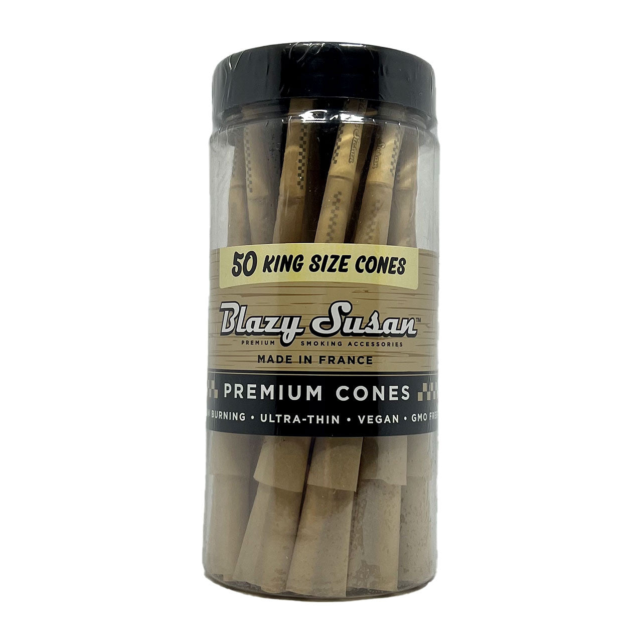 Blazy Susan 50 King Cones Unbleached Brown