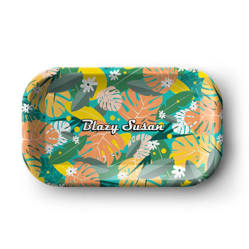 Blazy Susan Rolling Tray Medium Summer Trees