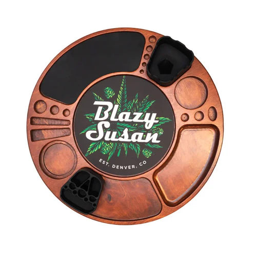Blazy Susan Spinning Rolling Tray Cherry