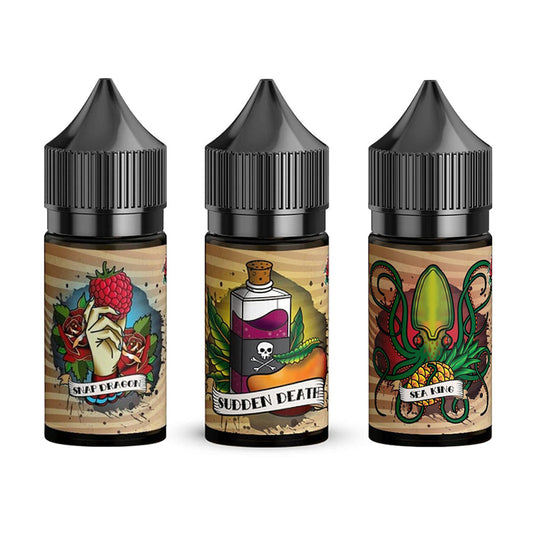 Bora Salts Series E-Liquid 30mL (Salt Nic) Group Photo