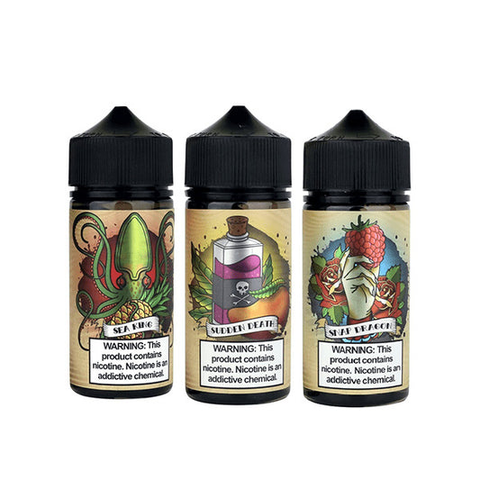 Bora Series E-Liquid 100mL (Freebase) Group Photo