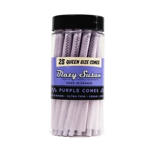 BLAZY SUZAN PURPLE QUEEN CONES 25 CONES