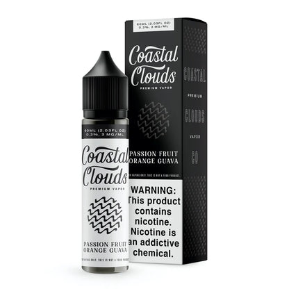 Coastal Clouds 0mg 60mL Passion Fruit Orange Guava with Packaging