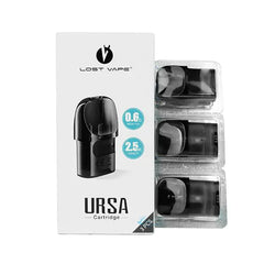 LOST VAPE URSA CARTRIDGE 18W 3PC (0.6) WITH PACKAGING
