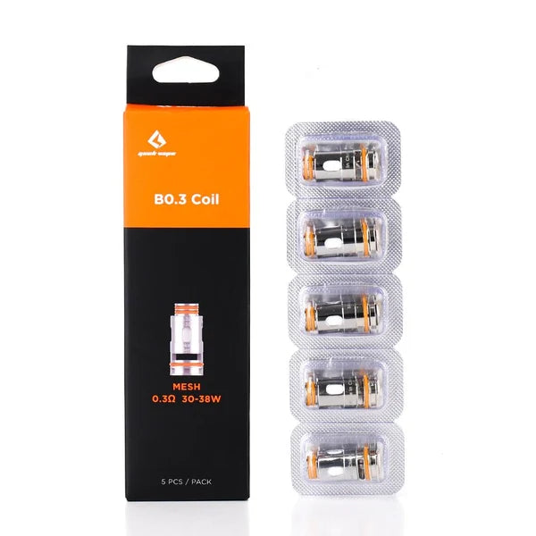 GEEK VAPE MESH COIL 5PCS (B0.3 0.3OHM) WITH PACKAGING