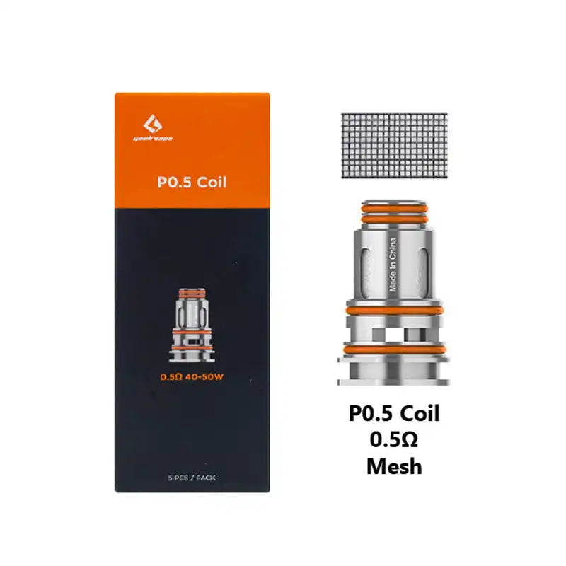 GEEK VAPE MESH COIL 5PCS (P0.5 0.5OHM) WITH PACKAGING