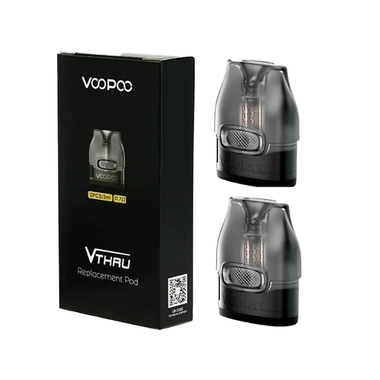 VOOPOO V.THRU REPLACEMENT POD 0.7OHM 3ML 2PK WITH PACKAGING