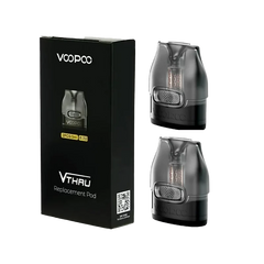 VOOPOO V.THRU REPLACEMENT POD 0.7OHM 3ML 2PK WITH PACKAGING