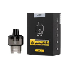 UWELL CROWN M EMPTY CARTRIDGE 4ML 2PCS WITH PACKAGING