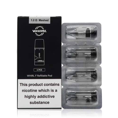 UWELL WHIRL F REFILABLE POD WITH PACKAGING