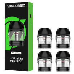 VAPORESSO LUXE Q 0.8OHM MESH POD - 4PCS WITH PACKAGING