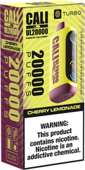 Cali Pod UL20000 6ct Cherry Lemonade with Packaging