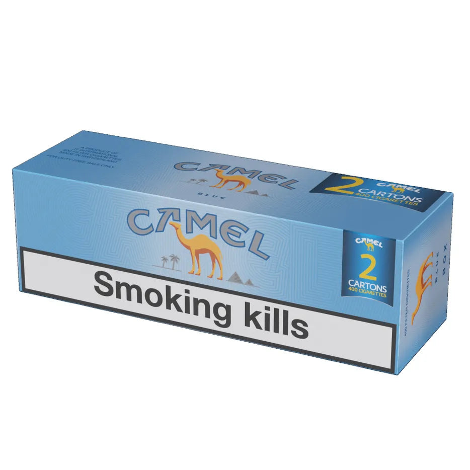 Camel Blue with packaging