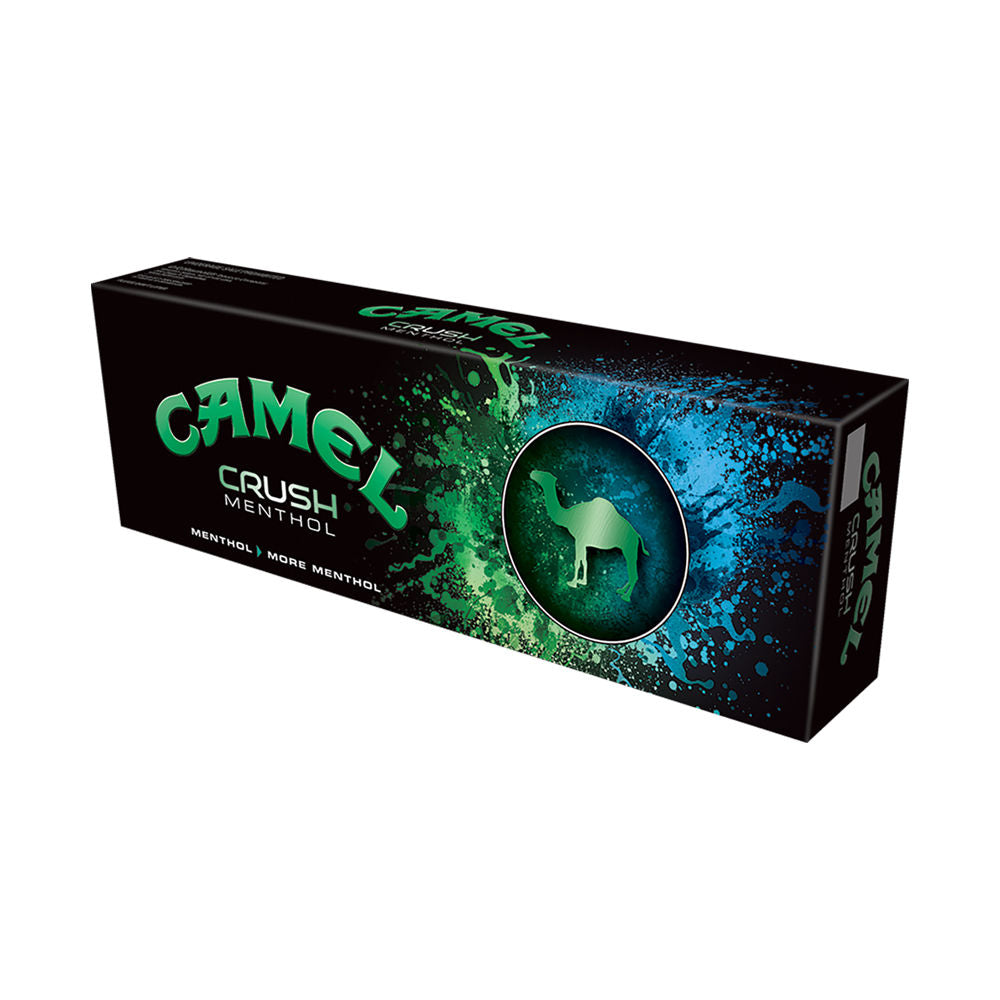 Camel Crush Green with packaging