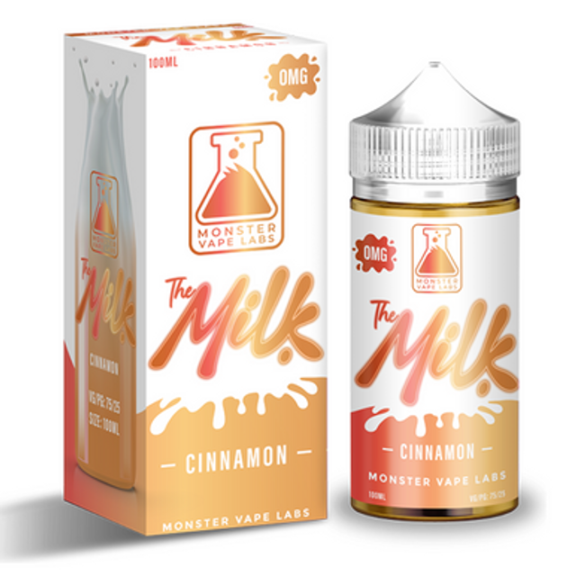 Monster Vape Labs The Milk 100mL 3mg | Cinnamon with packaging 