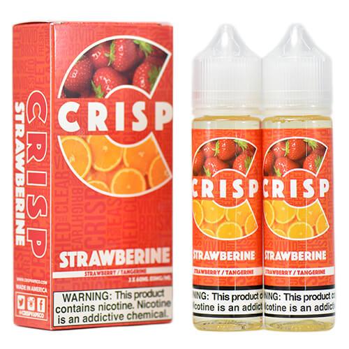 Crisp Vape 2 x 60mL Strawberine with Packaging