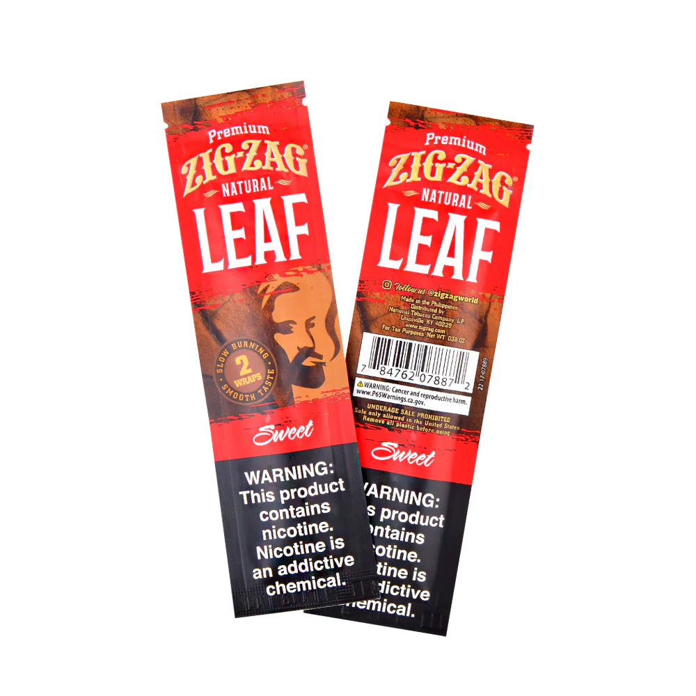 Premium Zig-zag Natural Leaf Wraps Sweet