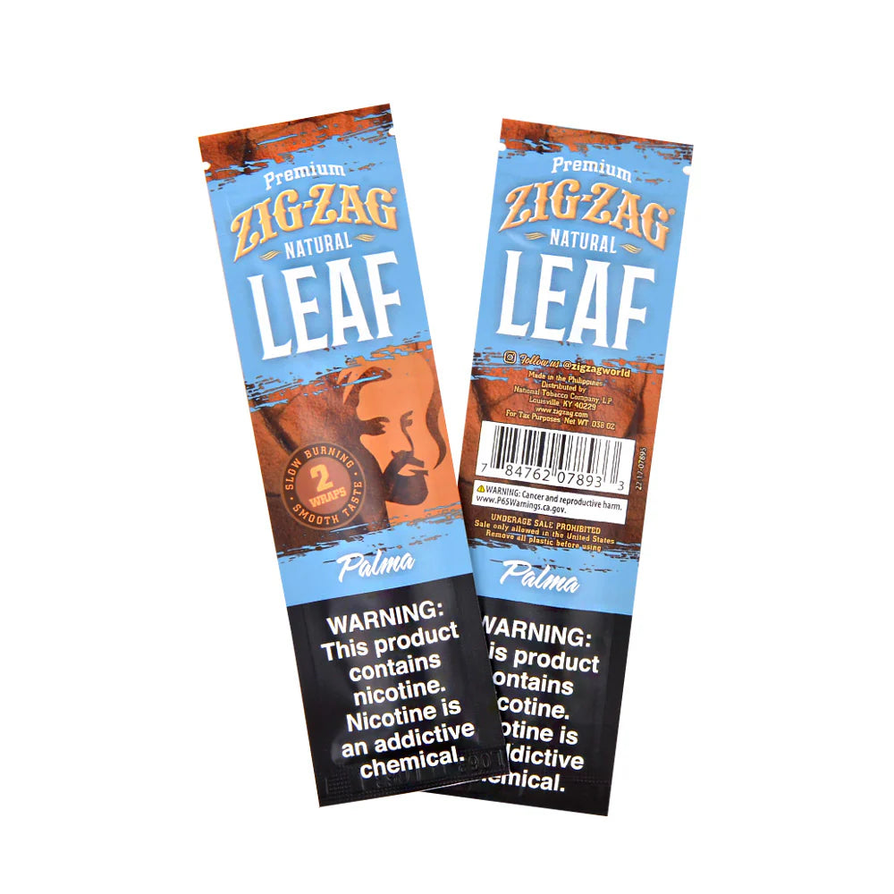 Premium Zig-zag Natural Leaf Wraps Palma