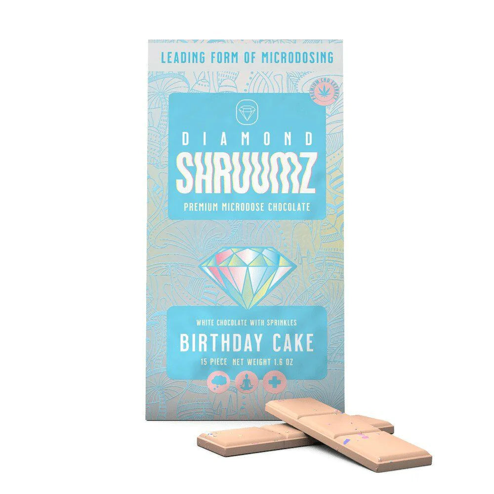 Diamond Shrummz Microsode Chocolate | 10pk | Birthday Cake