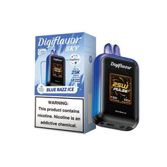 Digi Flavor Sky 25K 5ct Blue Razz Ice with packaging