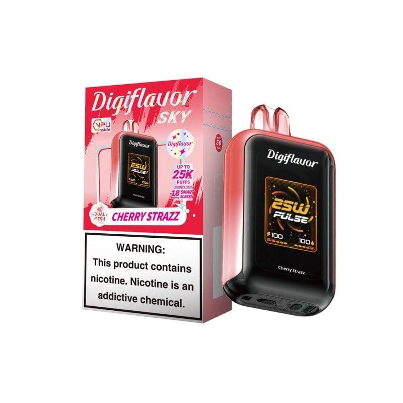 Digi Flavor Sky 25K 5ct Cherry Strazz with packaging