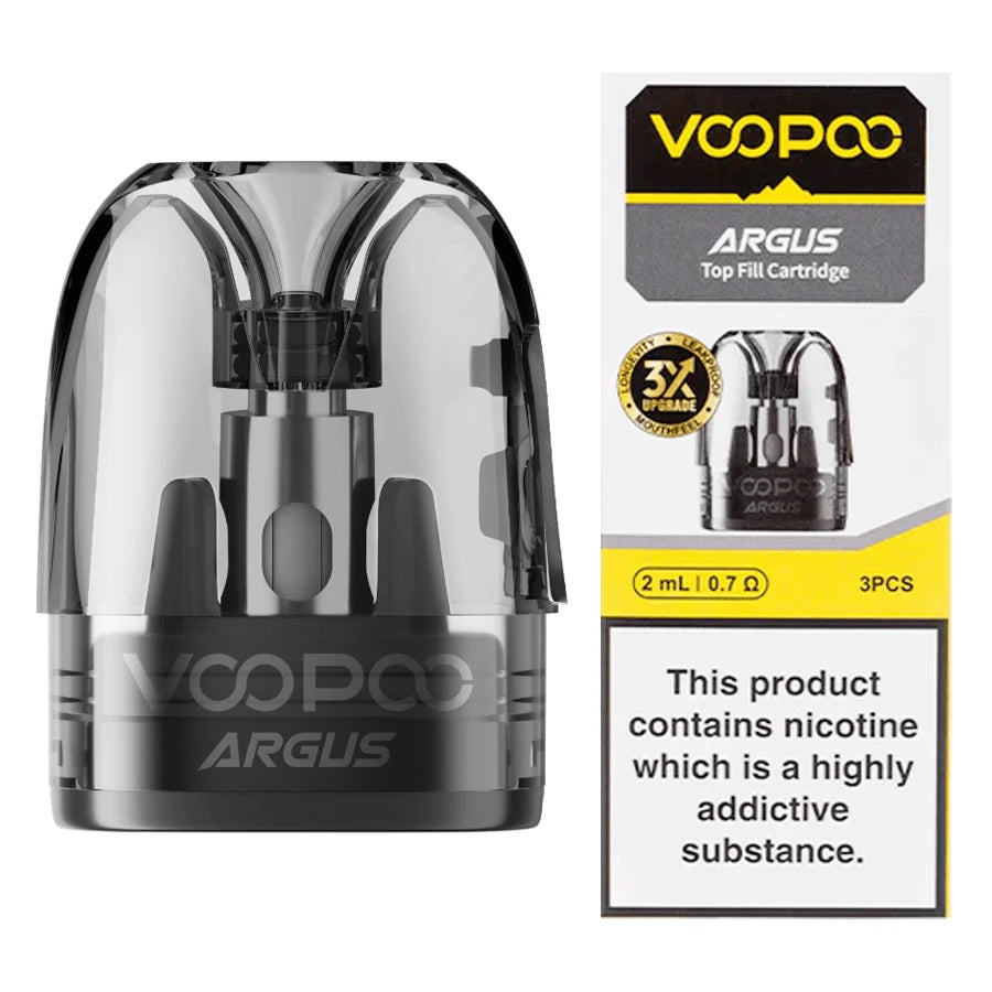 VOOPOO ARGUS TOP FILL CARTRIDGE 2ML 3PCS(0.7OHM) WITH PACKAGING