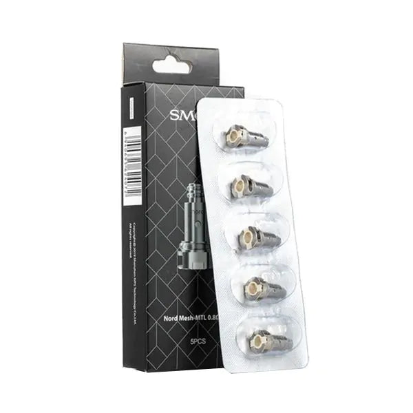 SMOK NORD DC 0.8OHM MTL COIL 5PCS WITH PACKAGING