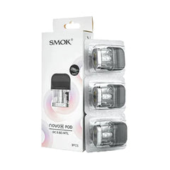 SMOK NOVO X CLEAR POD DC 0.8OHM MTL 3PCS WITH PACKAGING