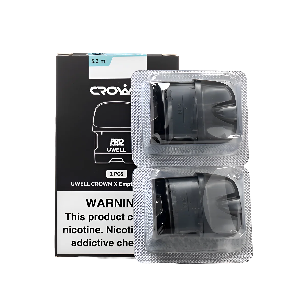UWELL CROWN X EMPTY POD 2PCS WITH PACKAGING