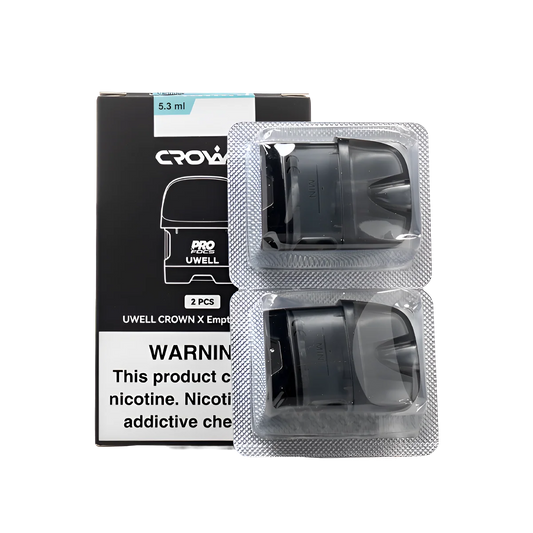 UWELL CROWN X EMPTY POD 2PCS WITH PACKAGING