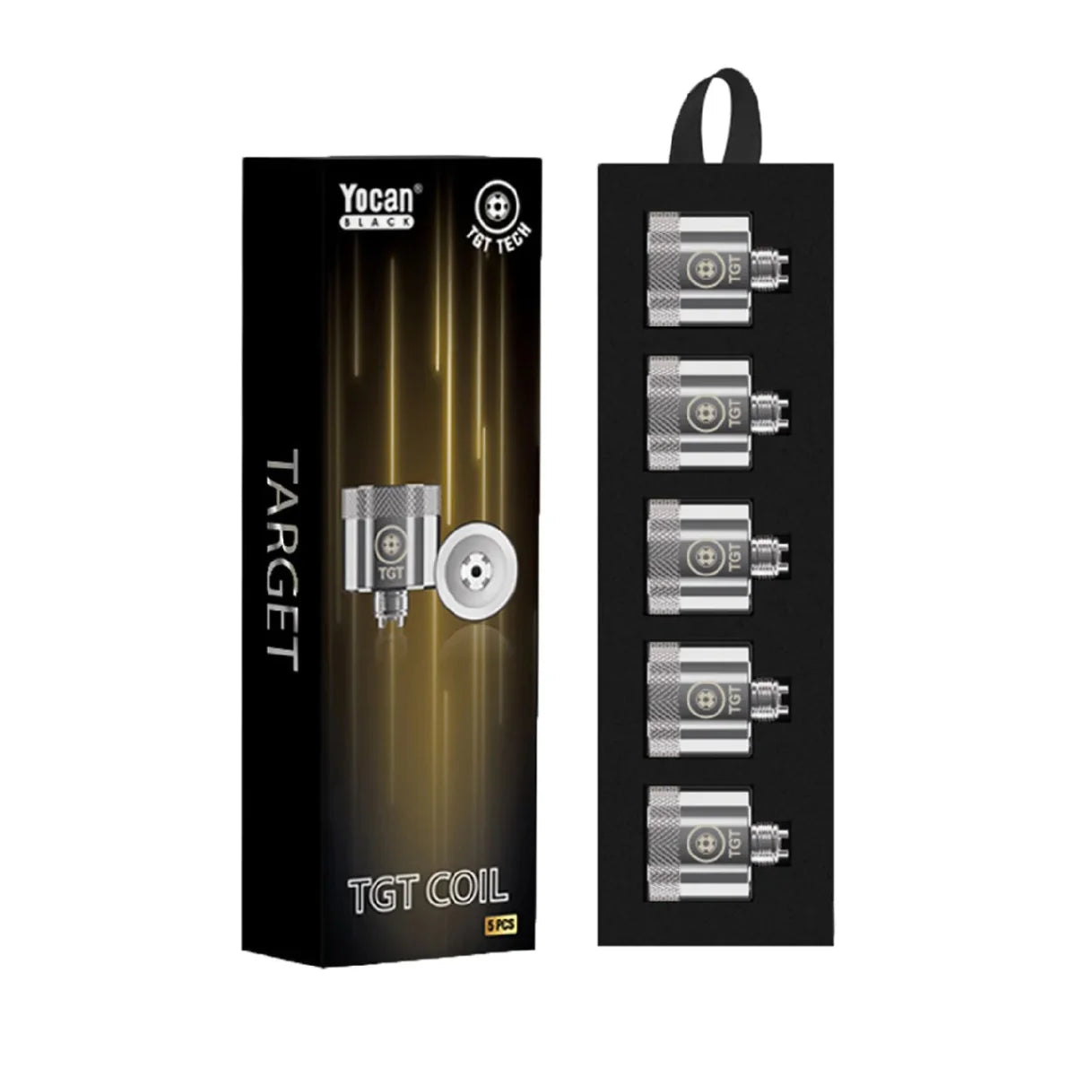 YOCAN BLACK TARGET TGT COIL 5PCS WITH PACKAGING