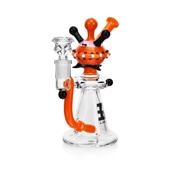 EG Glass Water Pipe EG-96 Orange