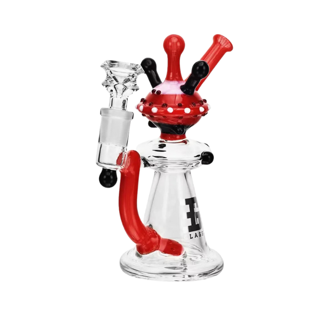 EG Glass Water Pipe EG-96 Red