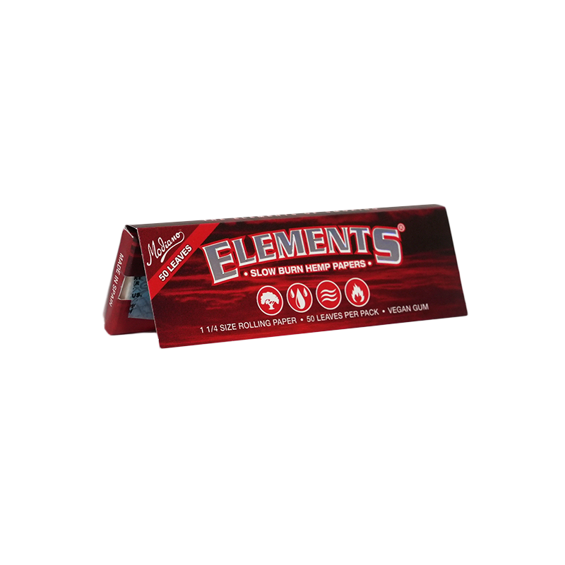 Elements Paper 1 1/4 Hemp with packaging