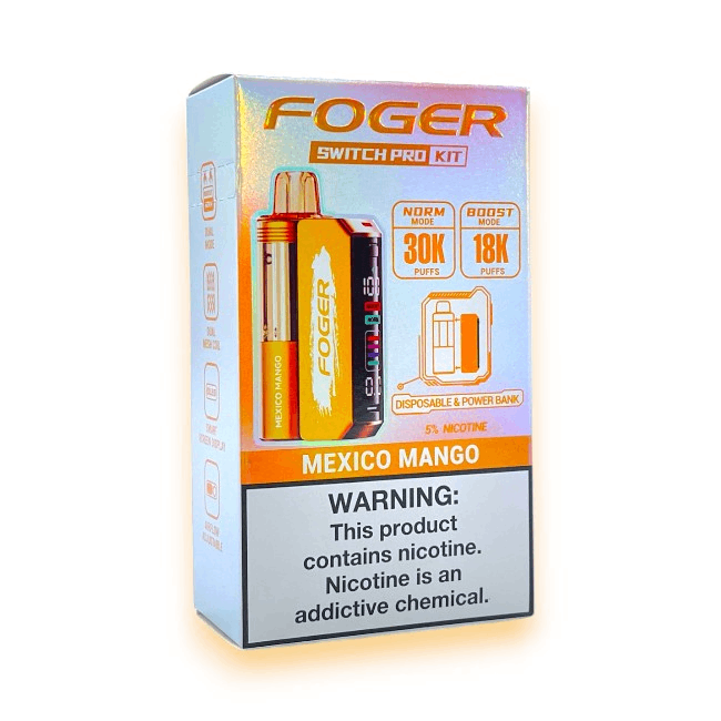 Foger Switch Pro Kit 5Ct Mexico Mango with packaging
