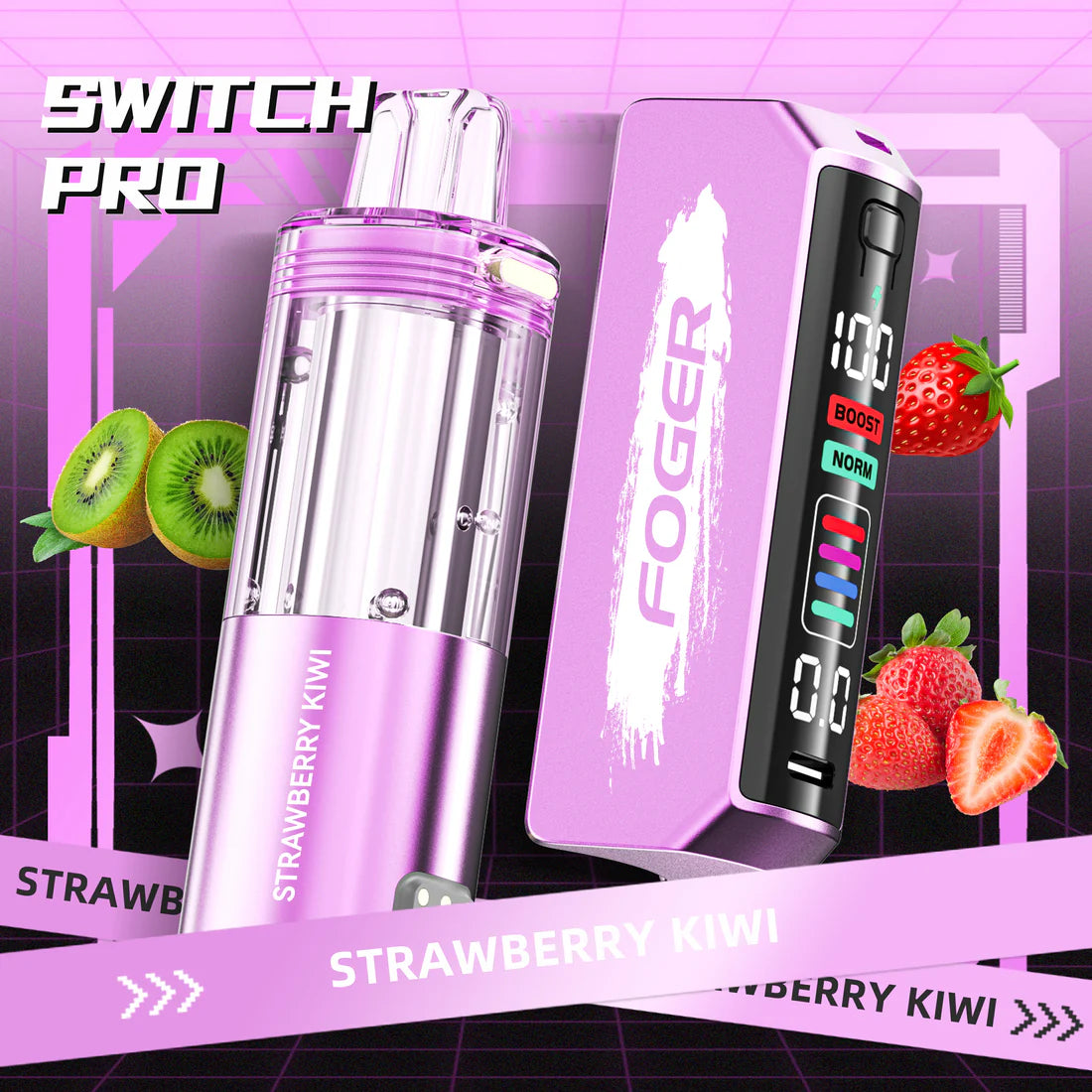 Foger Switch Pro Kit 5Ct Strawberry Kiwi