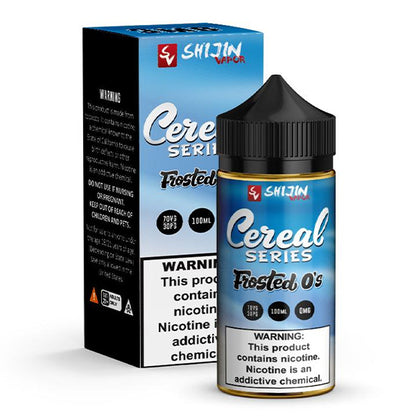 Tasty O’s Series E-Liquid 100mL (Freebase) Frosted O's with packaging