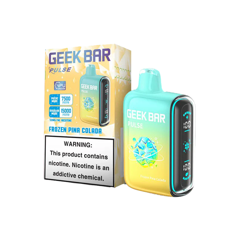 Geek Bar Pulse 7500 Puffs 5% Frozen Pina Colada with Packaging