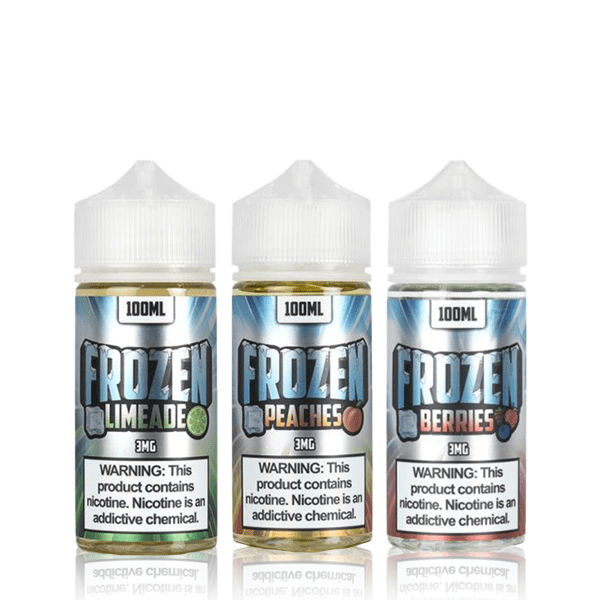 Frozen Vape Co Series E-Liquid 100mL (Freebase) Group Photo