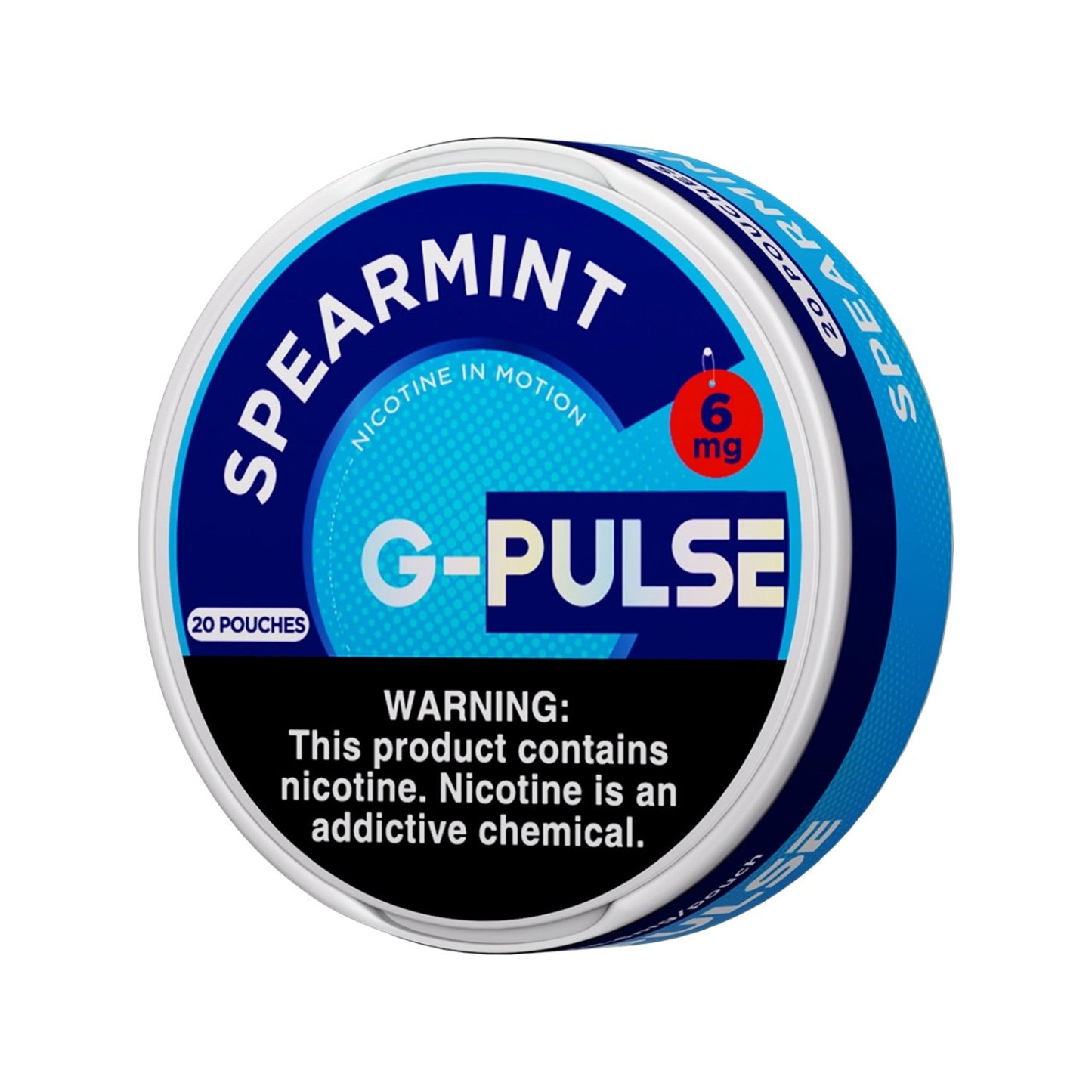 G-Pulse Nicotine Pouches 5Ct Spearmint (6mg)