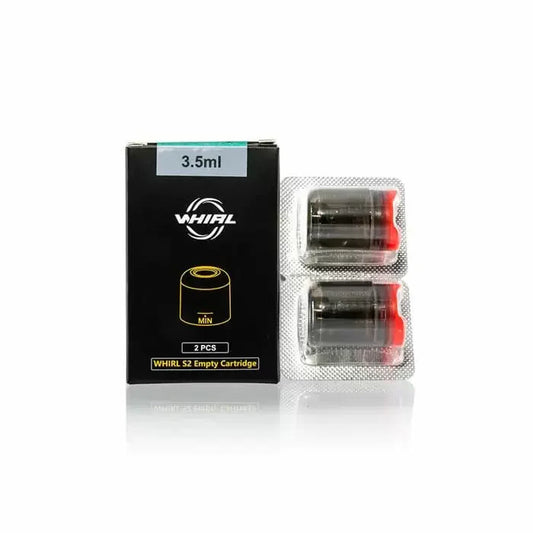 Uwell Whirl S2 Cartridge (3.5mL)(2-Pack) | 3.5 mL with Packaging