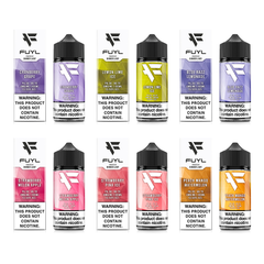 Fuyl Series E-Liquid 30mL (Salt Nic) Group Photo with packaging